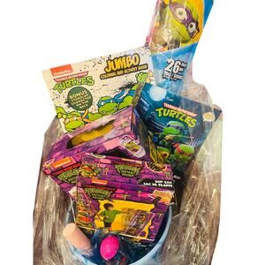 Teenage Mutant Ninja Turtles Easter  bundle, Leo  action figure, kite, coloring